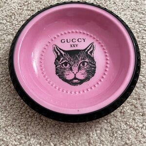 Gucci Pink Cat Dish